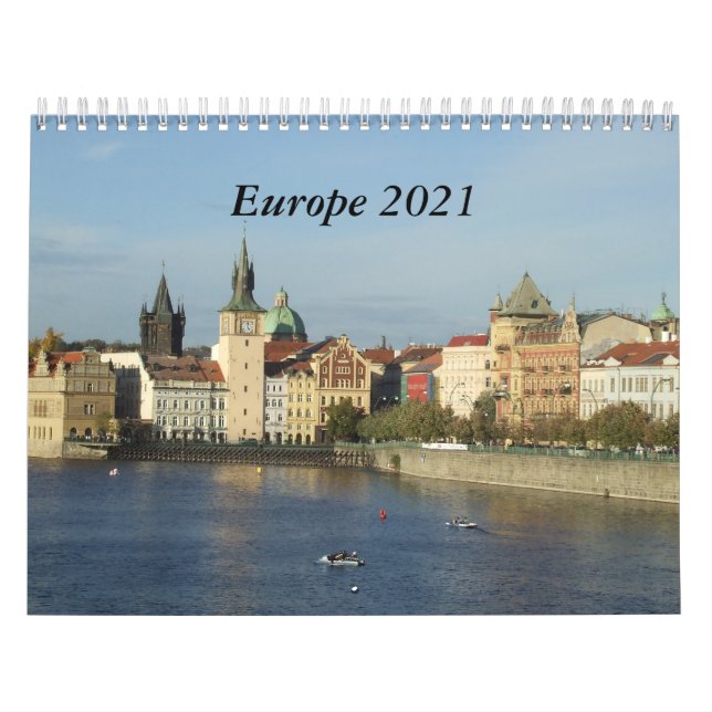 Europe 2021 Travel Calendar (Cover)