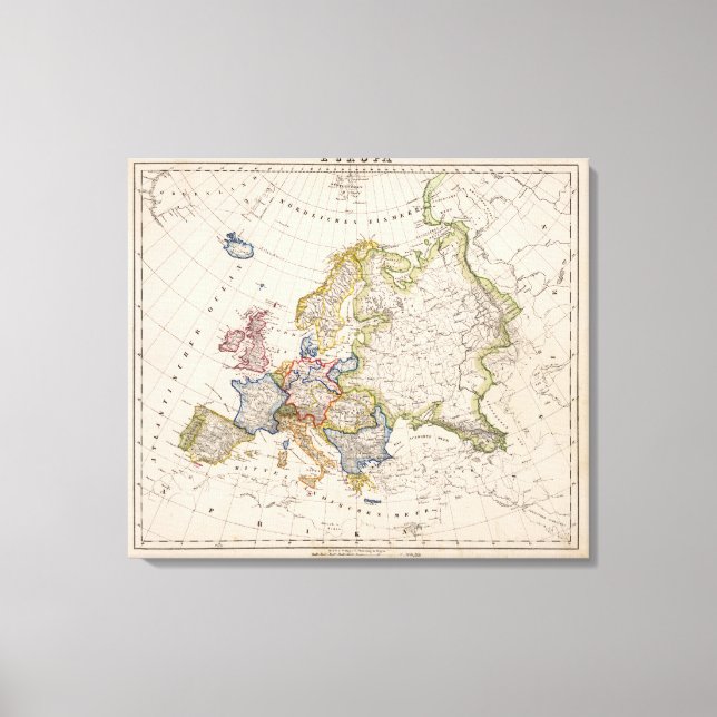 Europe 22 canvas print (Front)