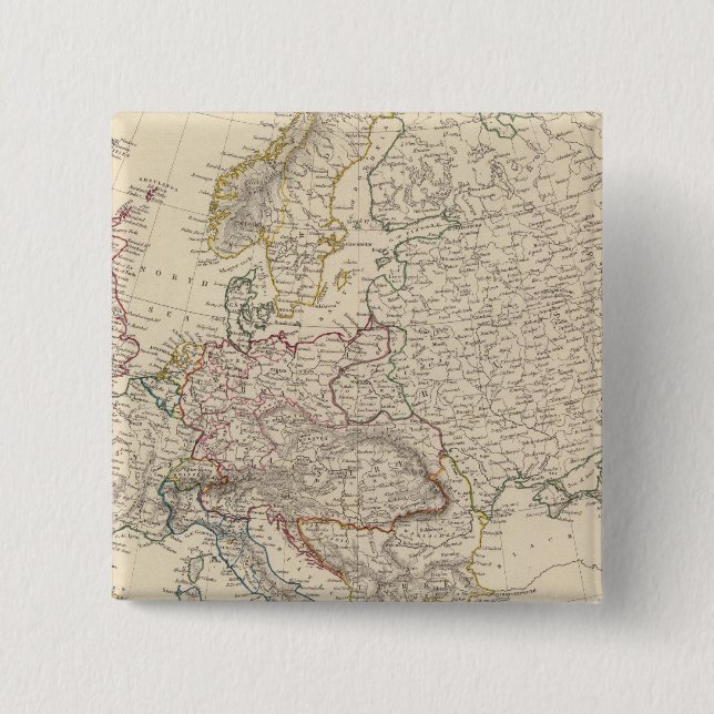 Europe 23 2 inch square button (Front)