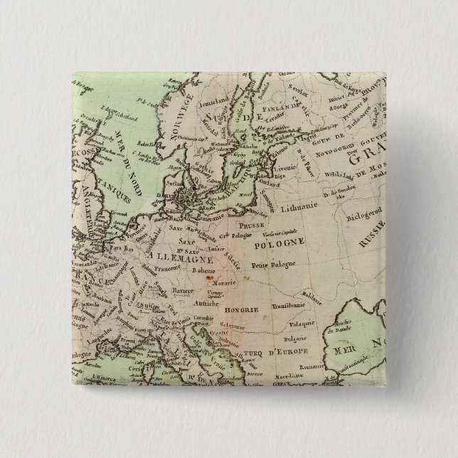 Europe 26 2 inch square button (Front)