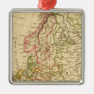 Europe 27 metal ornament