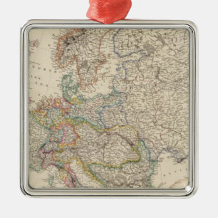 Europe 27 metal ornament