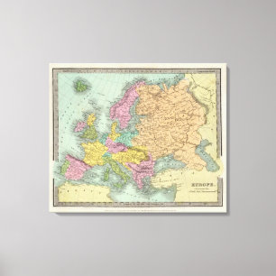 Europe 32 canvas print