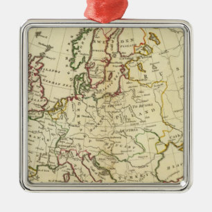 Europe 33 metal ornament