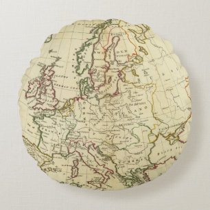 Europe 33 round pillow