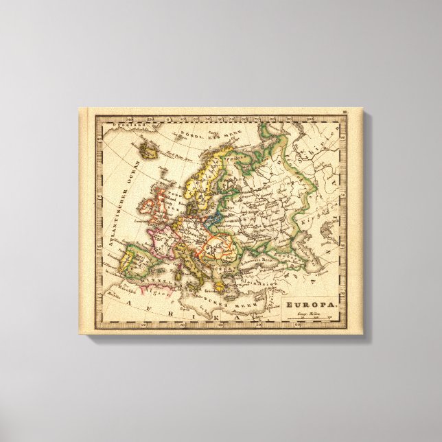 Europe 34 canvas print (Front)