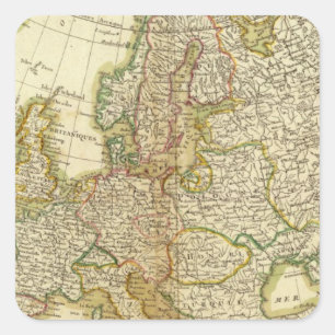 Europe 35 square sticker