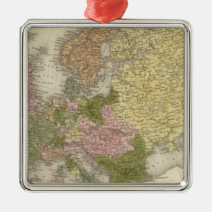 Europe 38 metal ornament