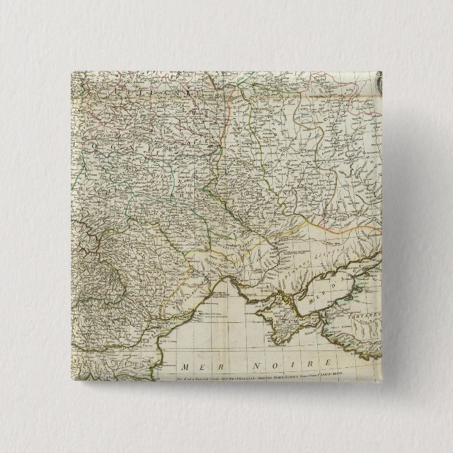 Europe 3 2 inch square button (Front)