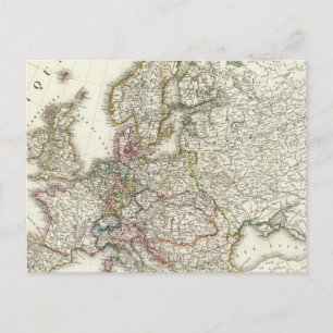 Europe 3 postcard