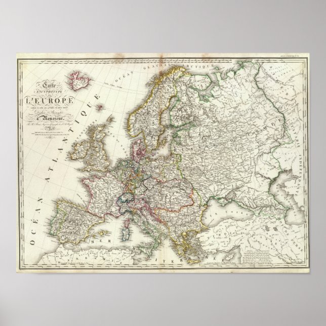 Europe 3 poster (Front)