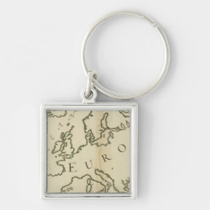 Europe 44 keychain