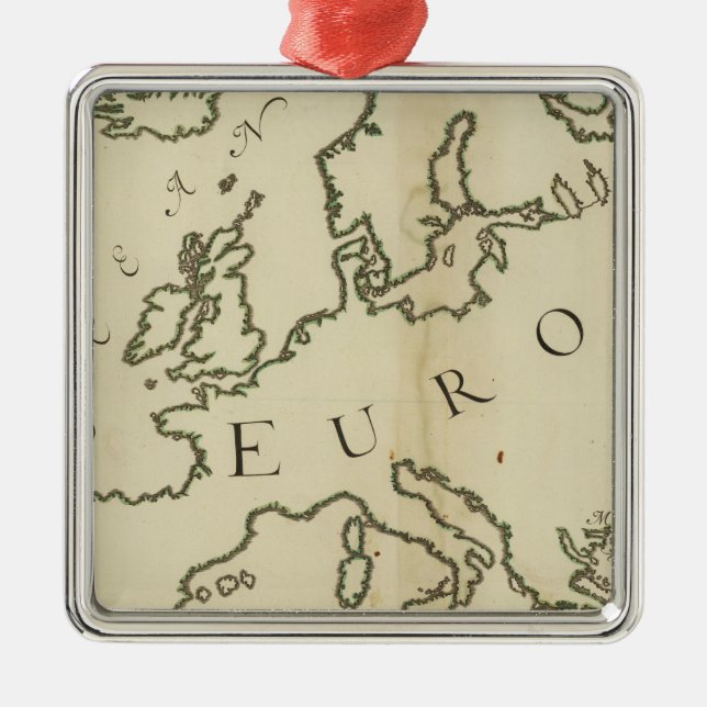 Europe 44 metal ornament (Front)