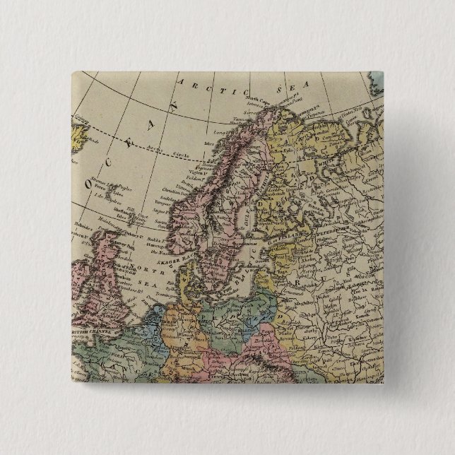 Europe 46 2 inch square button (Front)