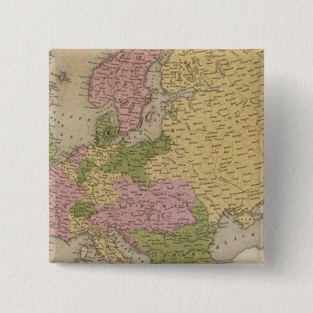 Europe 47 2 inch square button (Front)