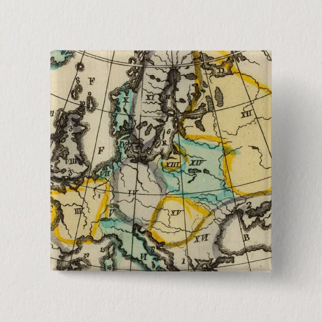 Europe 51 2 inch square button (Front)