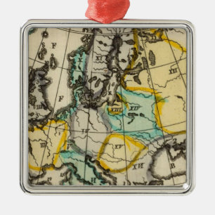 Europe 51 metal ornament