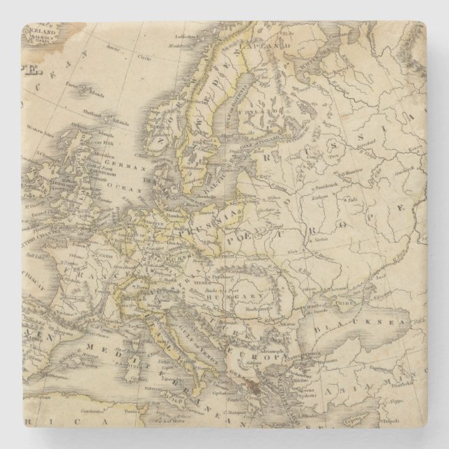 Europe 52 stone coaster (Front)