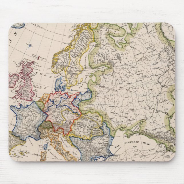 Europe 5 mouse pad (Front)