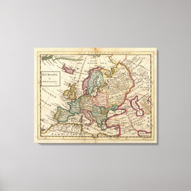 Europe 6 canvas print (Front)