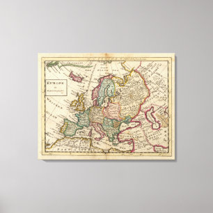Europe 6 canvas print
