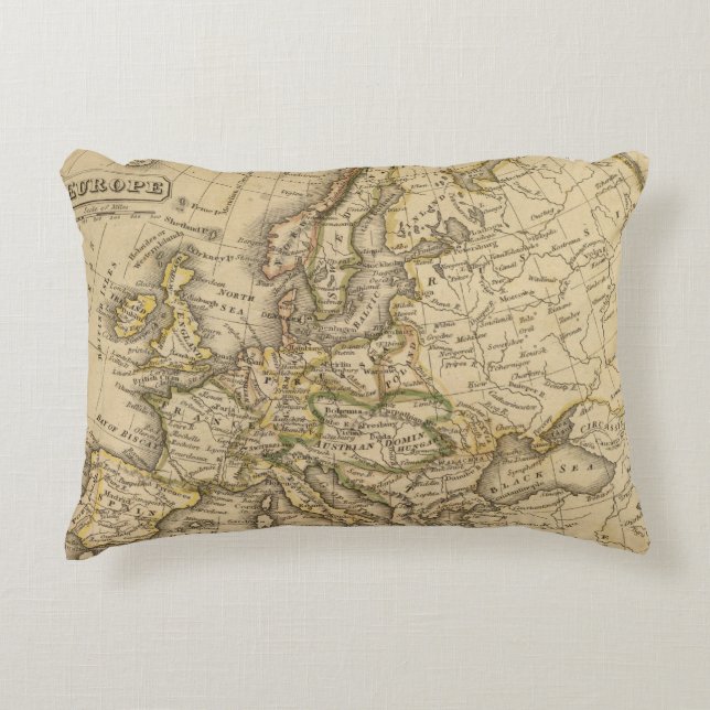 Europe 6 decorative pillow (Front)