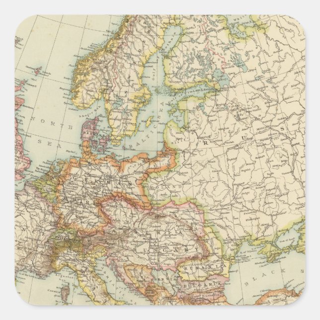 Europe 6 square sticker (Front)