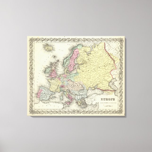 Europe 7 canvas print (Front)