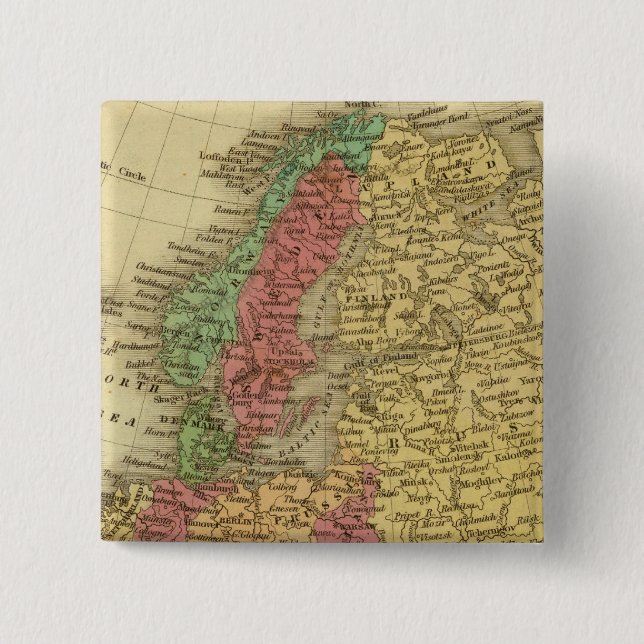 Europe 8 2 inch square button (Front)