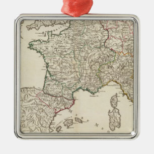 Europe 8 metal ornament
