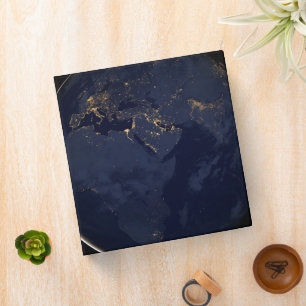 Europe, Africa & Middle East City Lights At Night Binder