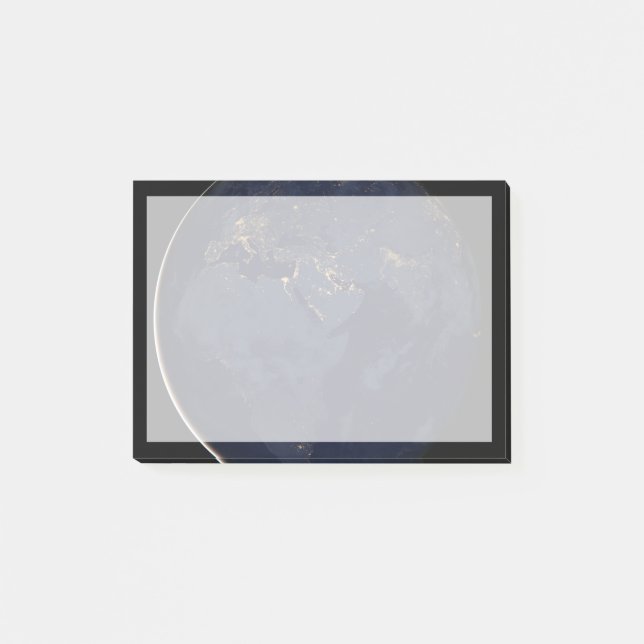 Europe, Africa & Middle East City Lights At Night Post-it Notes (Front)