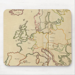 Europe and Major Cities Mouse Pad