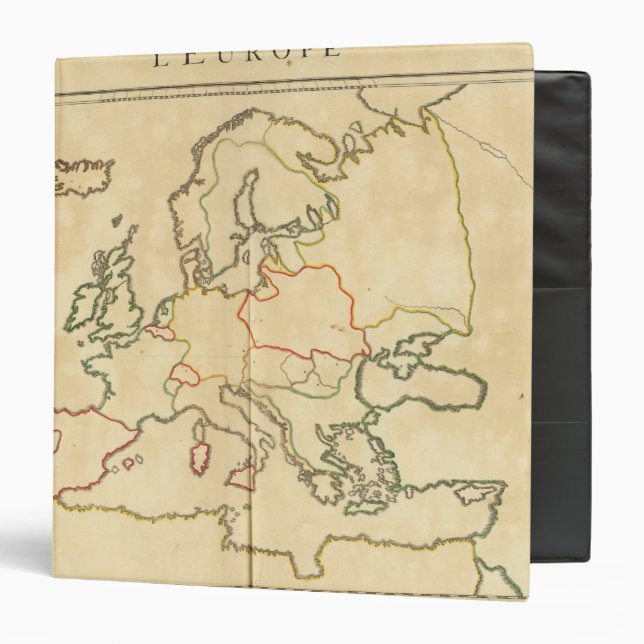 Europe and Major Cities Outline Binder (Front/Inside)