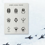 Europe Animal Tracks Puzzle<br><div class="desc">A puzzle with collection of Animal Tracks in Europe: perfect gift for a kid who want to learn tracks in nature. It includes deer, roe deer, wild boar, badger, fox, duck, squirrel, frog and marten tracks. You can change text to your own language!</div>