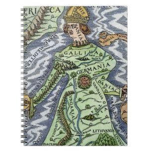 EUROPE AS A QUEEN, 1588 NOTEBOOK