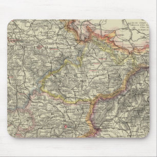 Europe, Austria, Czech Republic Mouse Pad