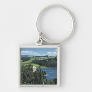 Europe, Austria, Fuschl. Schloss Fuschl Castle Keychain
