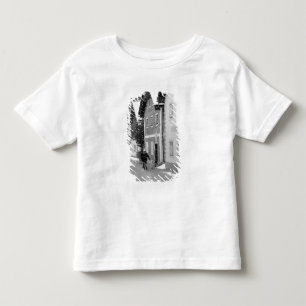 Europe, Austria, Hallstat. Snowy street Toddler T-shirt