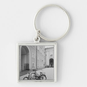 Europe, Austria, Salzburg. Bicycles in the Keychain