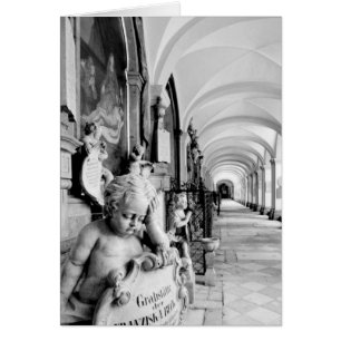 Europe, Austria, Salzburg. Cherub and monument 2
