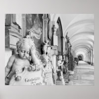 Europe, Austria, Salzburg. Cherub and monument
