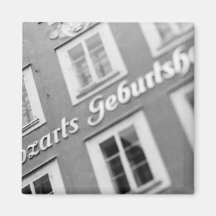 Europe, Austria, Salzburg. Mozart's Birthplace 2 Magnet
