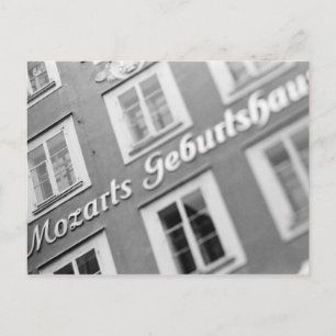 Europe, Austria, Salzburg. Mozart's Birthplace 2 Postcard