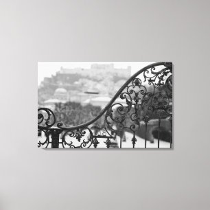 Europe, Austria, Salzburg. View of the Old City Canvas Print