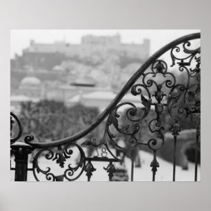 Europe, Austria, Salzburg. View of the Old City Poster