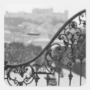 Europe, Austria, Salzburg. View of the Old City Square Sticker