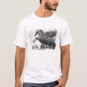 Europe, Austria, Salzburg. Winged horse statue, 2 T-Shirt