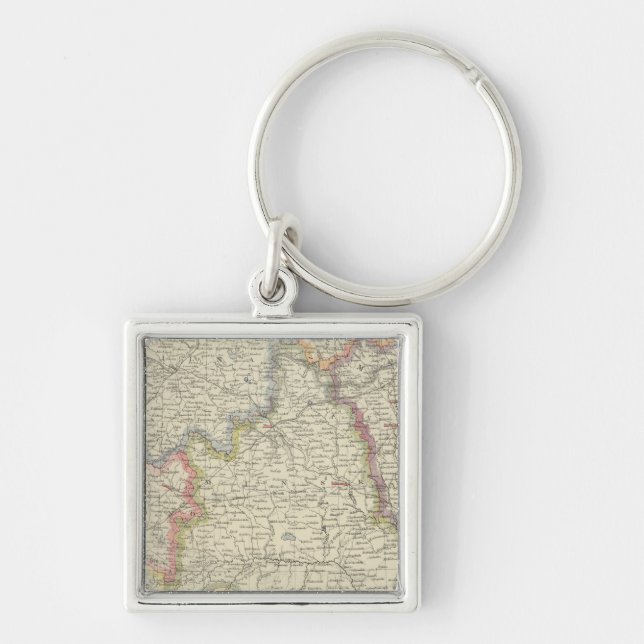 Europe, Belarus, Ukraine Keychain (Front)