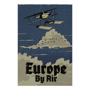 Europe By Air Poster